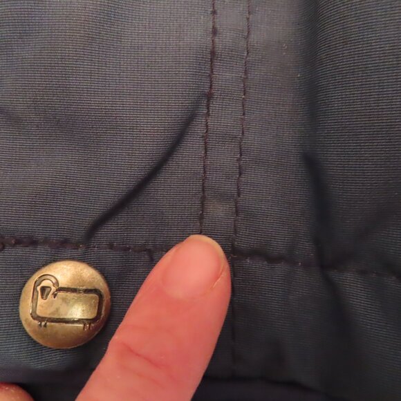 Vintage Woolrich Womens Plaid Wool Lined Barn Parka Jacket Blue Ski Chore XL USA - Picture 14 of 16